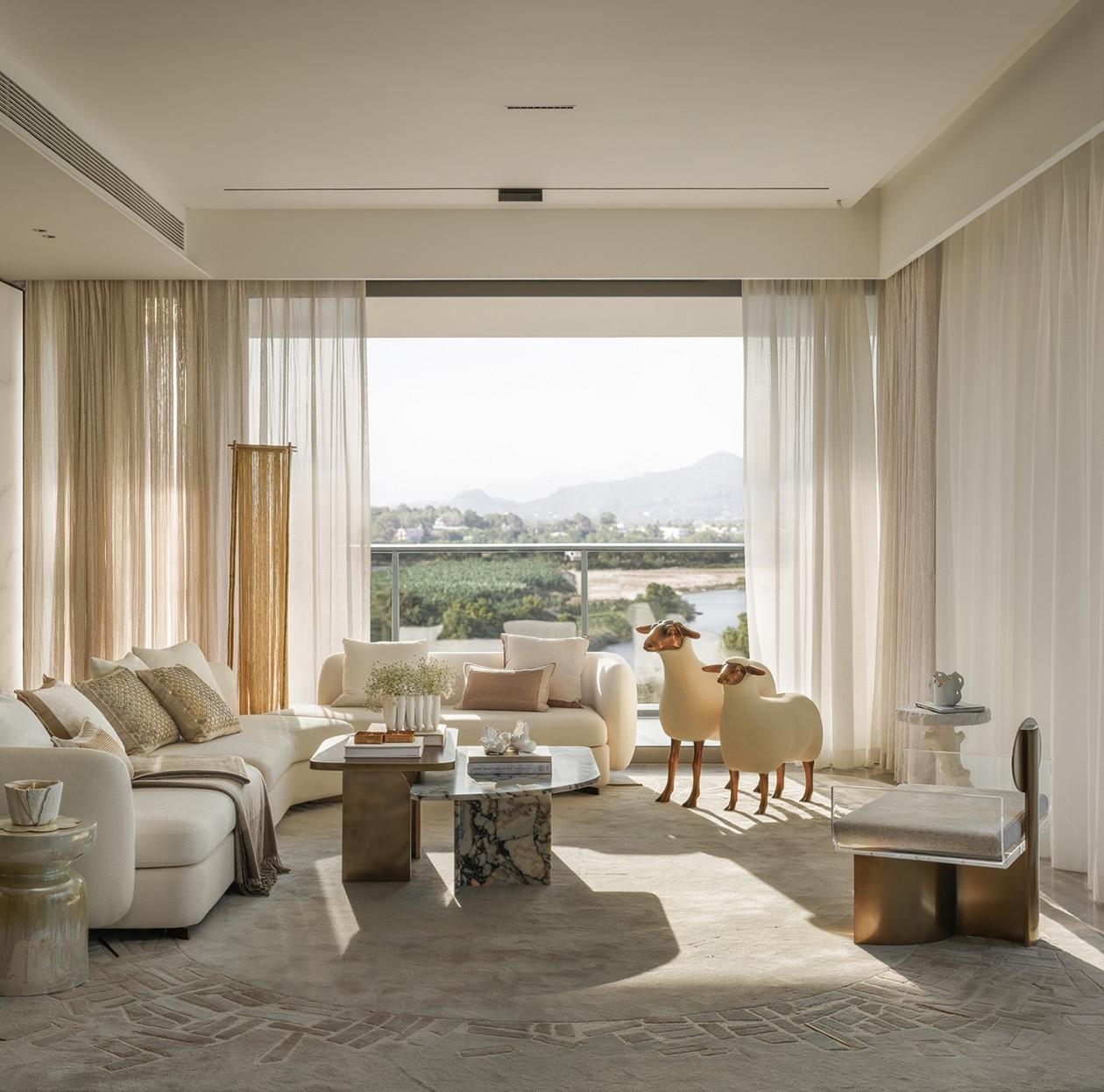 三亚中旅·馥棠公馆265㎡样板间丨布鲁盟设计-11