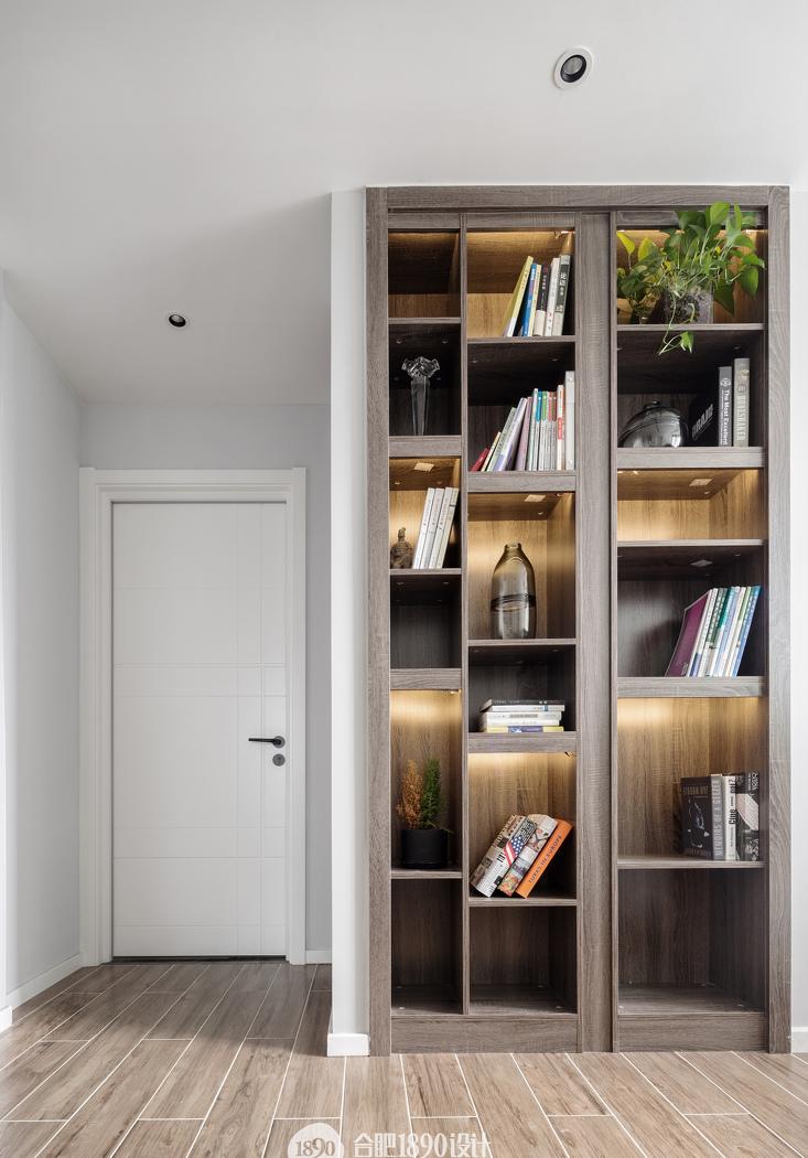 1890 平层设计 | 简约都市风，优化空间采光与互动-17