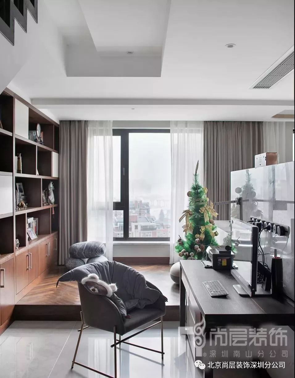 尚层设计 | 现代轻奢大宅,温暖恬雅的空间美学-47