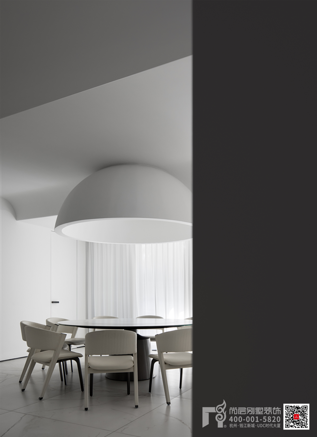 1030㎡现代简约·解构主义与留白美学的空间叙事-34