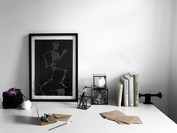 瑞典小公寓的层叠卧室设计-21