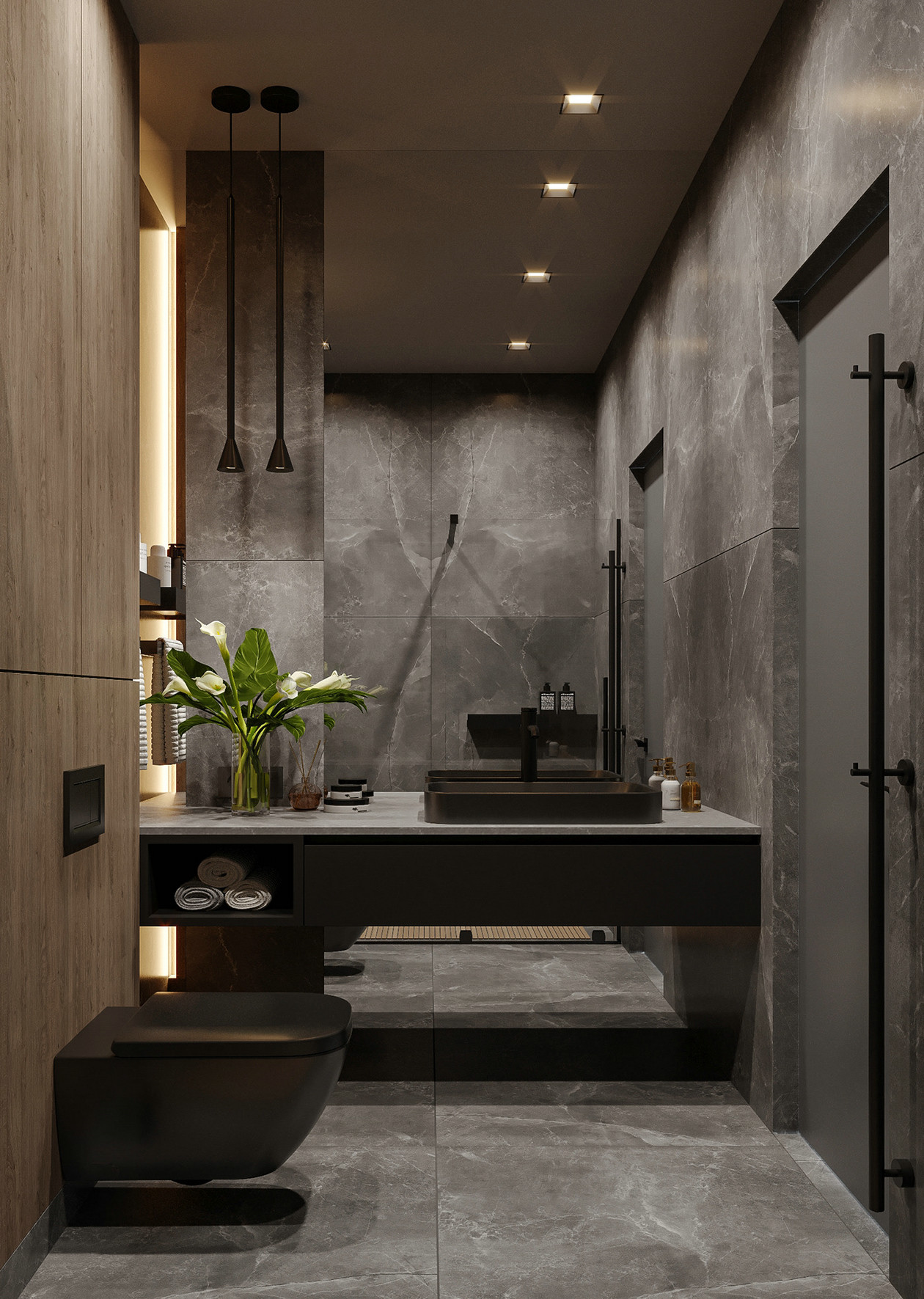 暖棕色系公寓设计-8