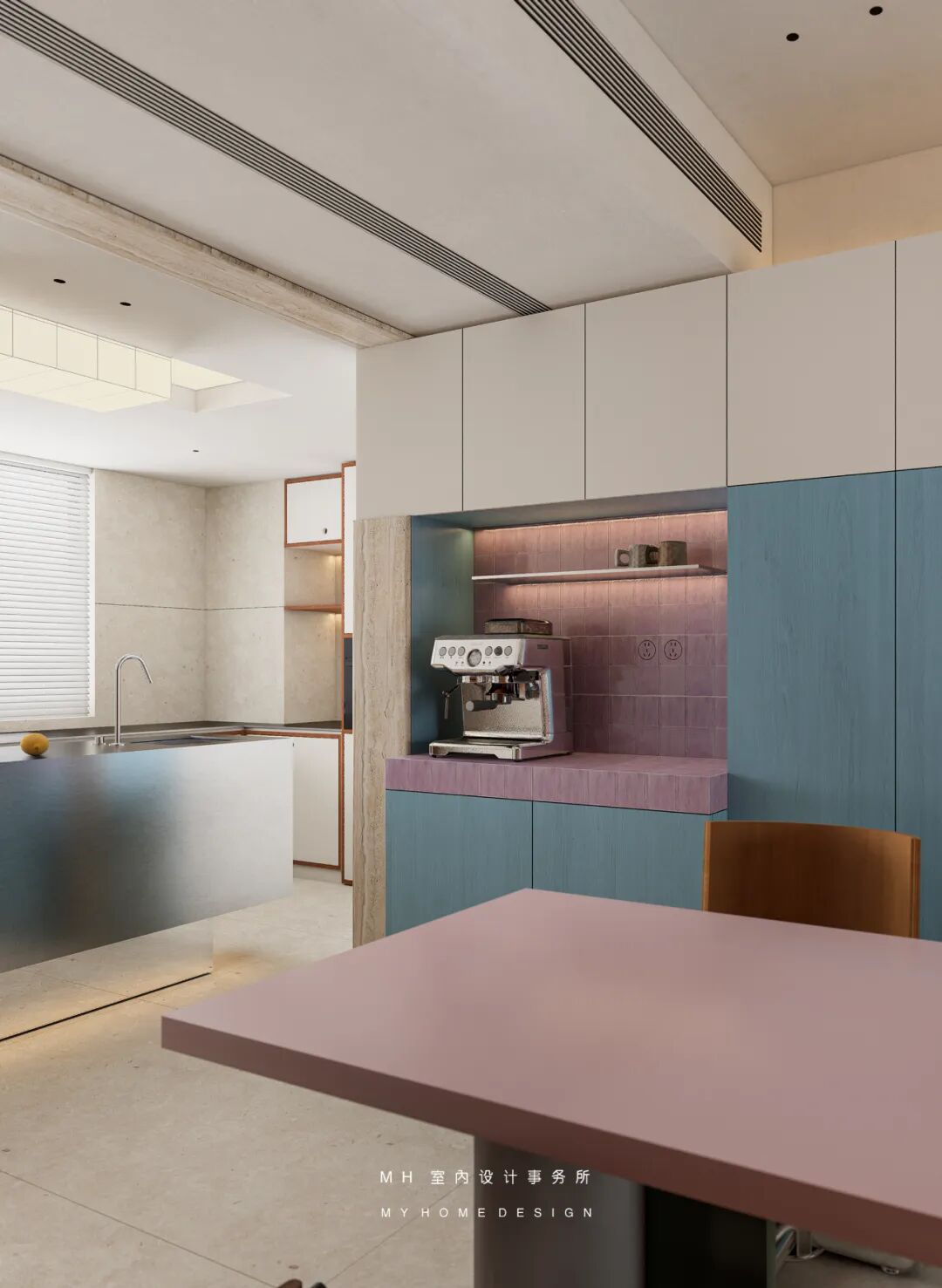 【首发】MH设计新作：色彩·情绪▏彰显个性跃层空间的趣活之境-24