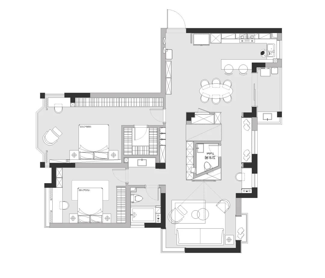 浙大旁的复古暖居丨中国杭州丨TK Design-12