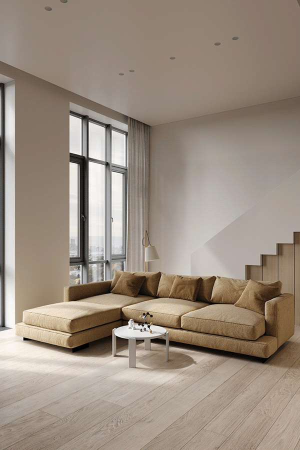 奶油色调的宁静家园丨Zeworkroom Studio-85