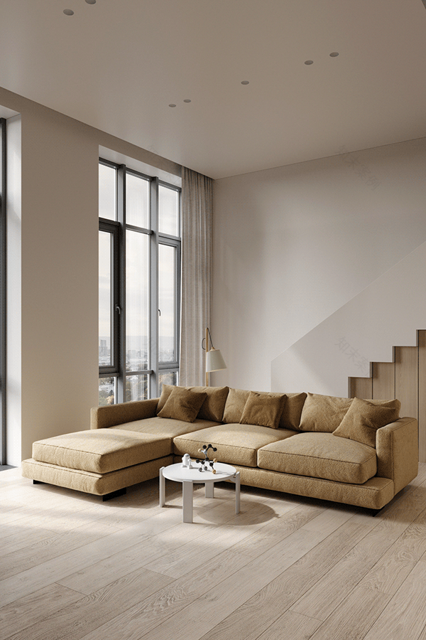 奶油色调的宁静家园丨Zeworkroom Studio-85