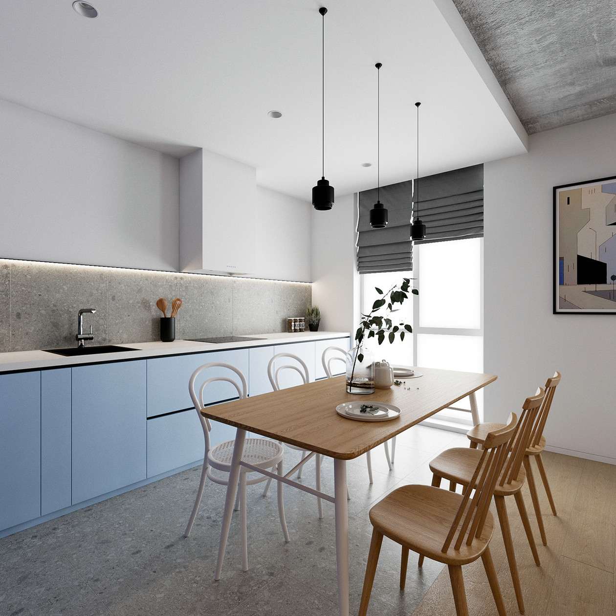 40㎡开放式空间设计-2