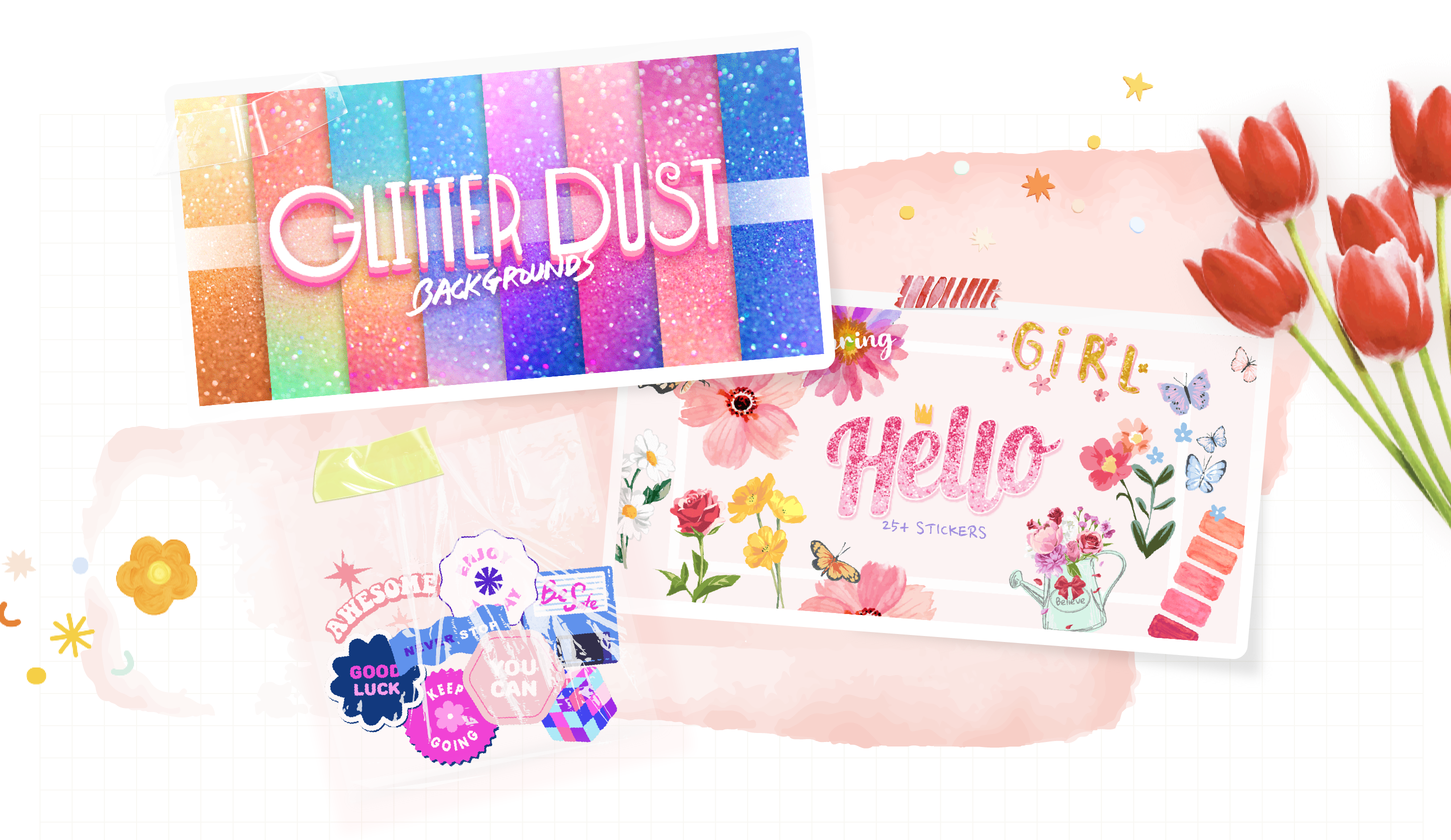 PhotoGrid App素材设计-9