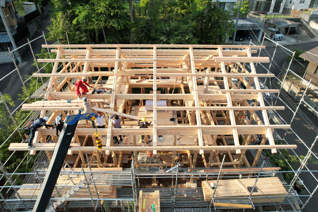 音乐家的家7 木配り 墨付け 刻み丨水野设计室-113