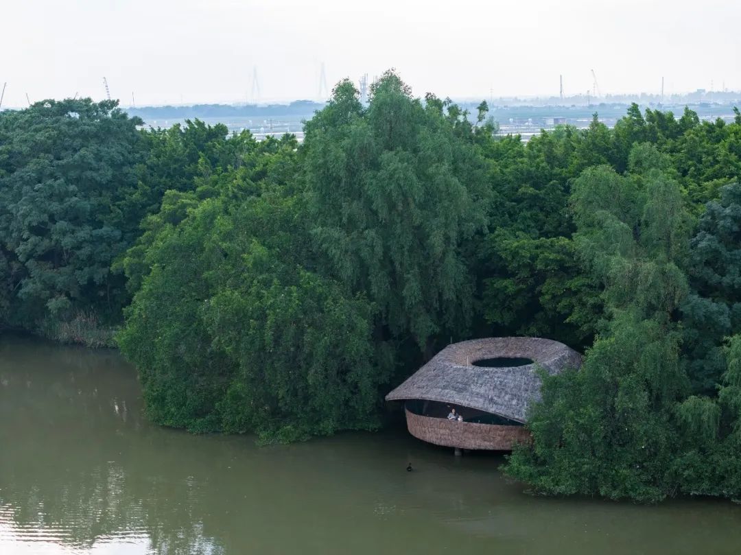 南沙湿地观鸟艺术竹构丨中国广州丨竖梁社,华南理工大学建筑学院-42