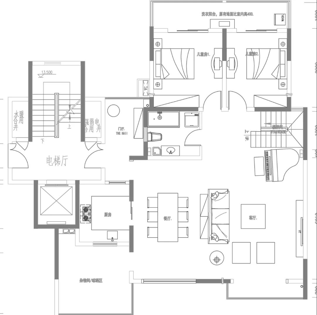 朱伟新作 | 十年老宅改造，170㎡增至 330㎡，创造生活惊喜！-44