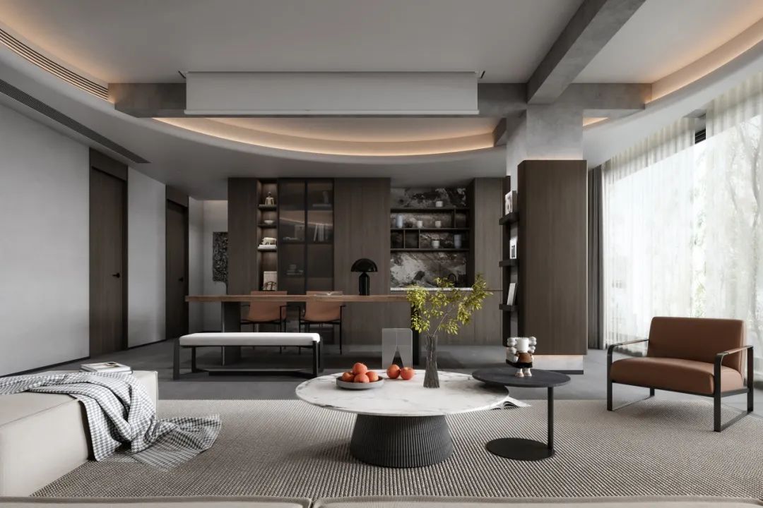 160㎡现代简约丨卓悦城丨中国湖南丨纵向·空间设计-9