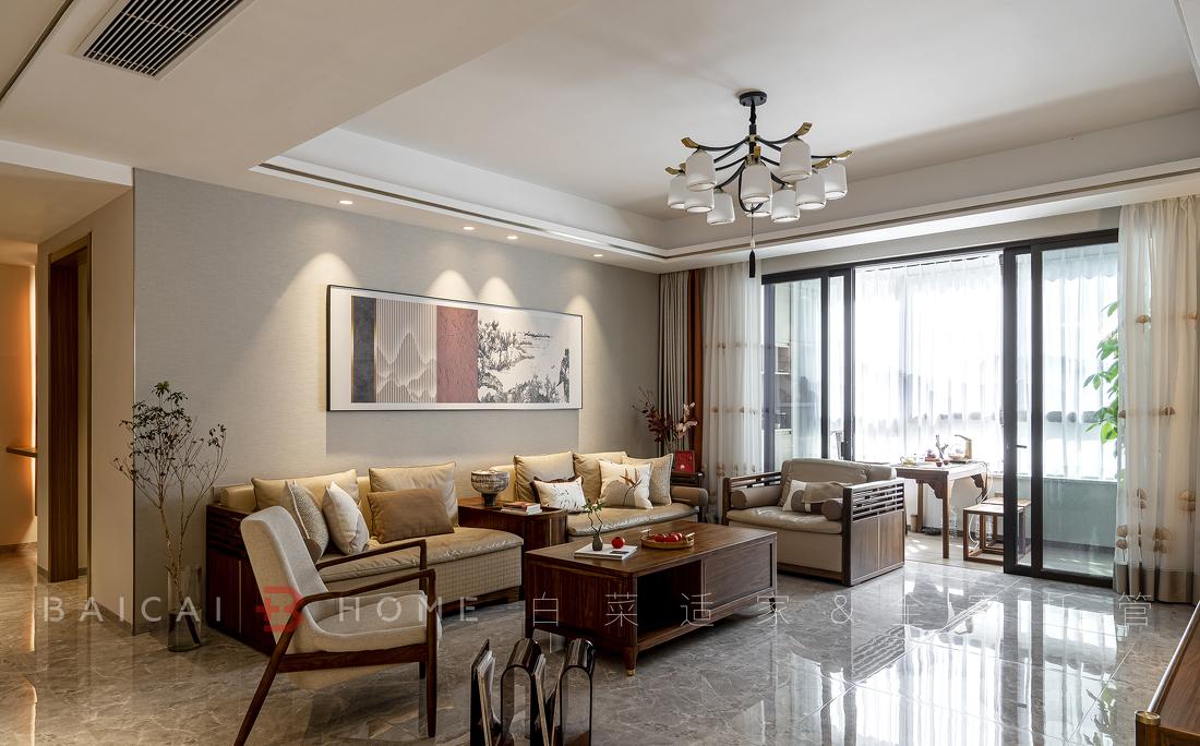 珠海板樟山新中式家居，三代同堂的东方美学之家-36