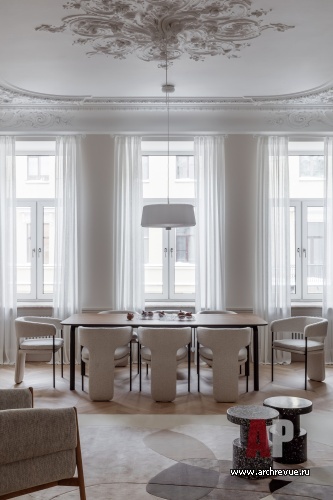 1904年历史建筑内四居室公寓改造丨俄罗斯圣彼得堡丨库尼察·阿拉-8