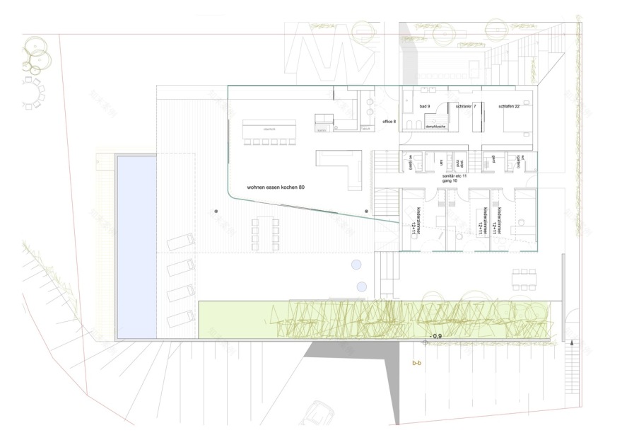 奥地利林茲市 E 住宅——悬浮式设计,生活休闲两不误-47