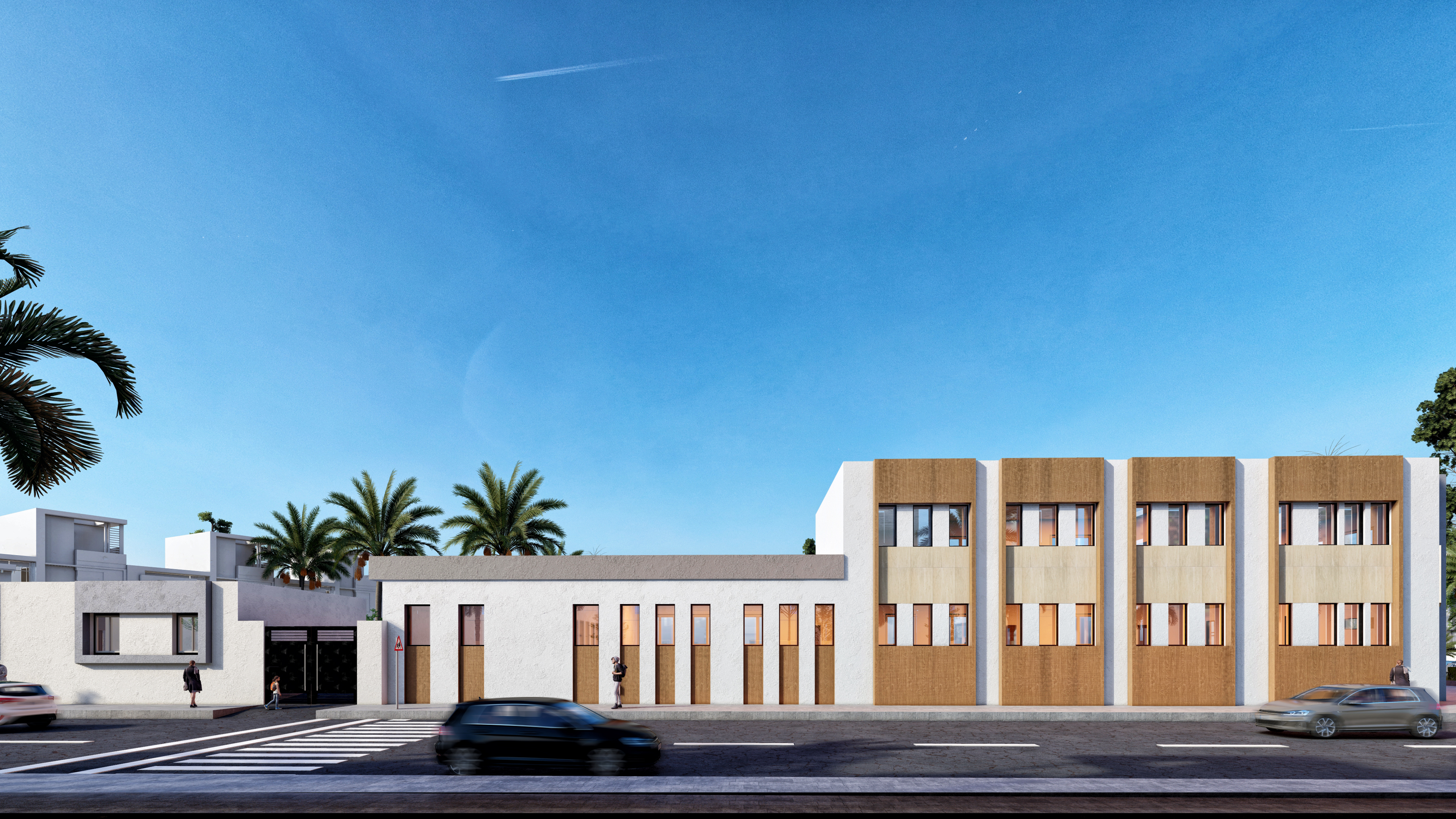 ECOLE PRIMAIRE,CONCOUR 小学设计丨阿尔及利亚丨Allouche Samir-7