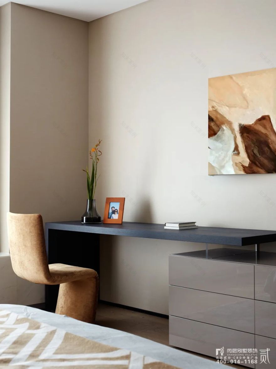 金茂府 x 尚层作品 | 208㎡软装设计,材质与色彩的灵魂碰撞,还原生活质感!-25