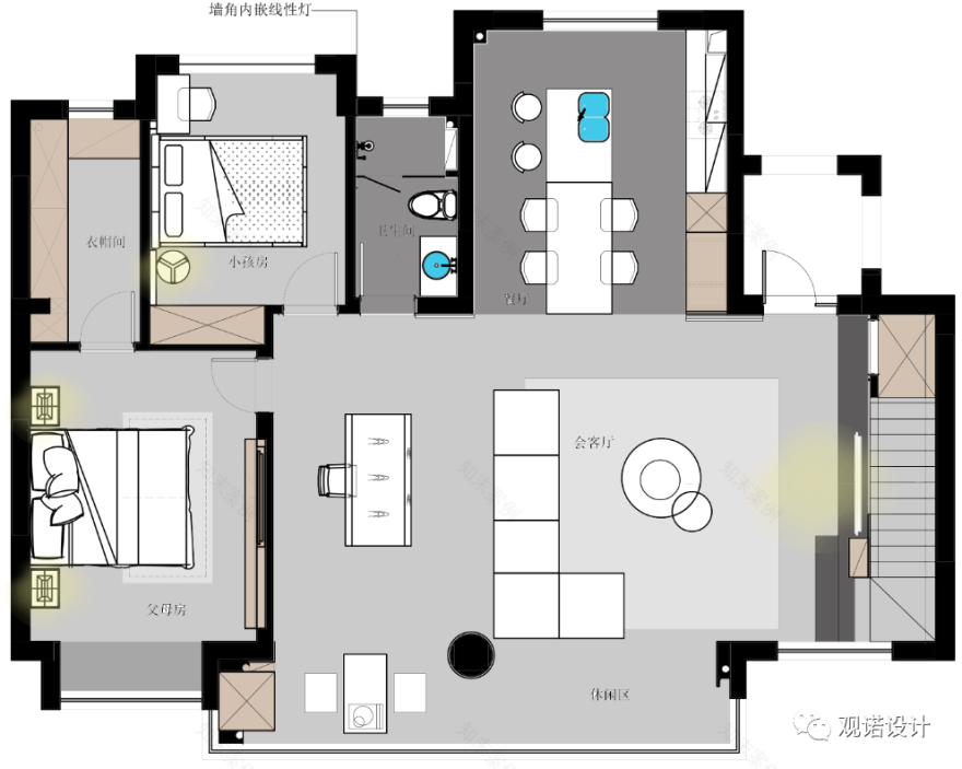 颐和嘉苑现代极简风格设计丨中国台州丨观诺设计-27