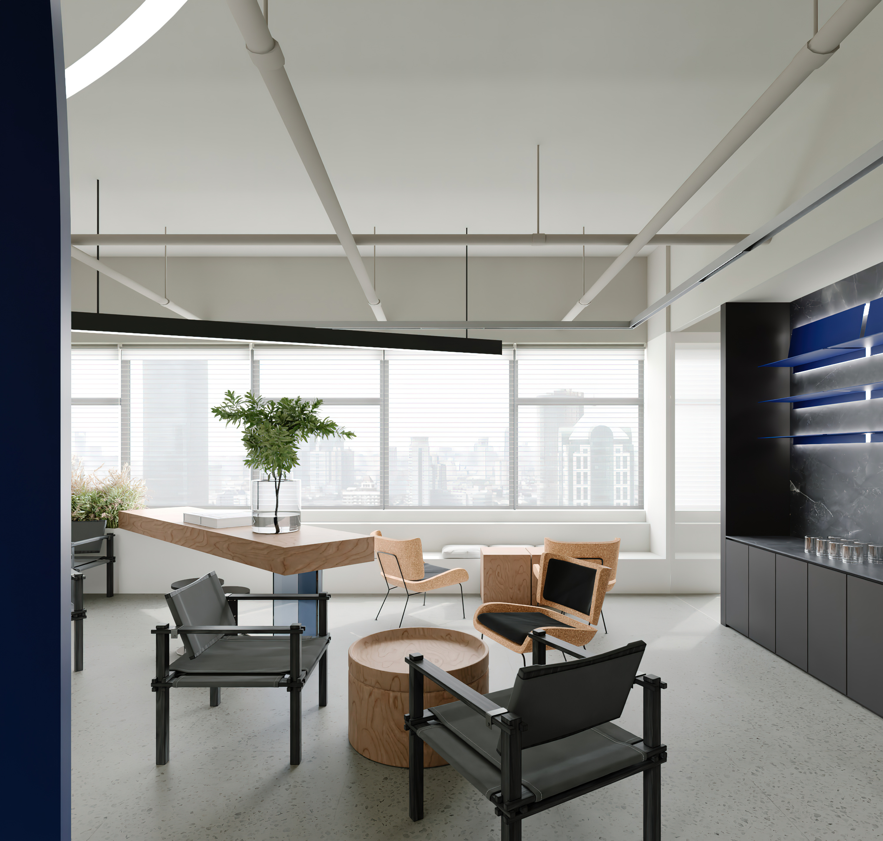 现代极简办公室设计-24