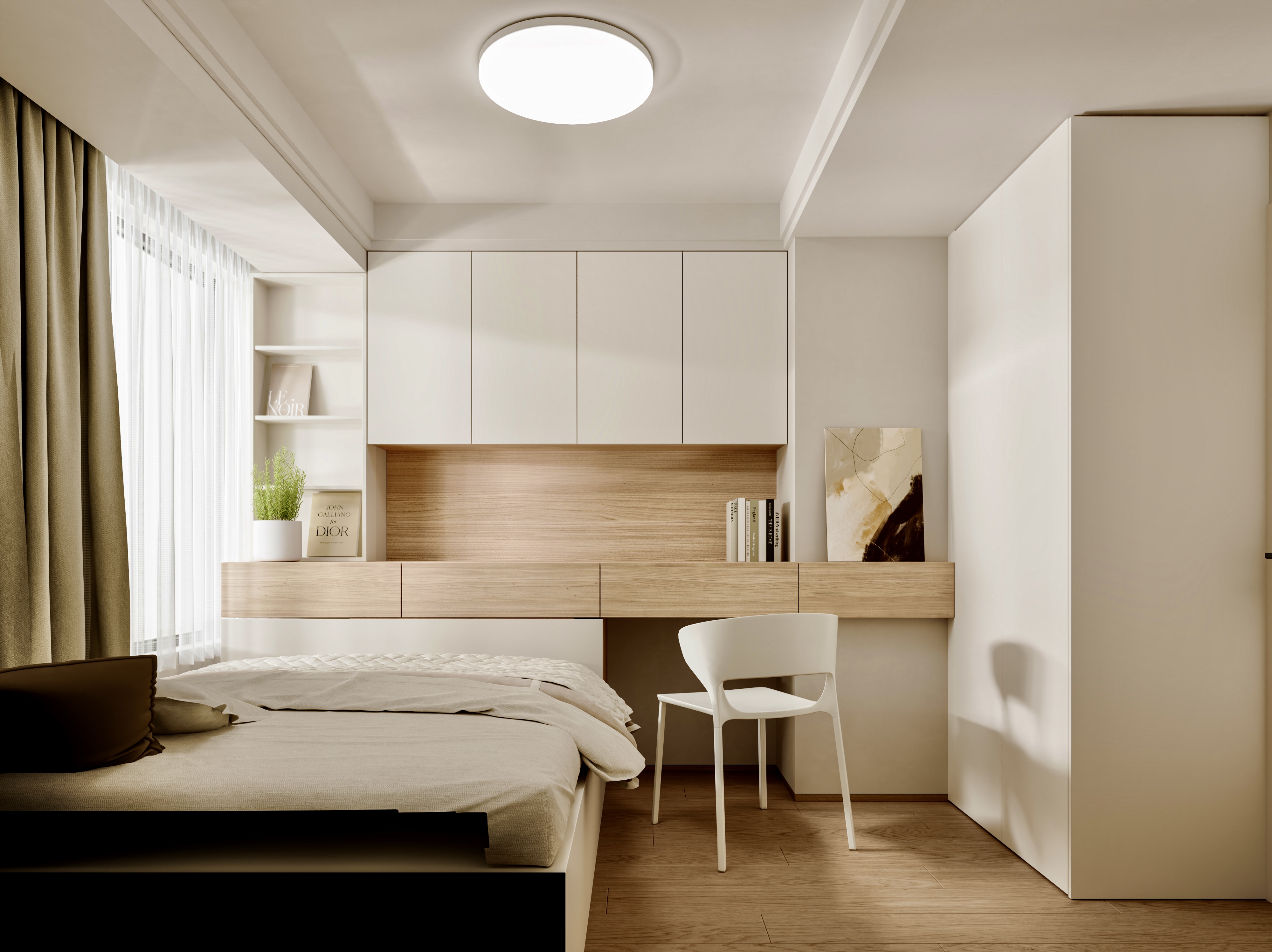 原木奶油风室内设计丨中国佛山-11