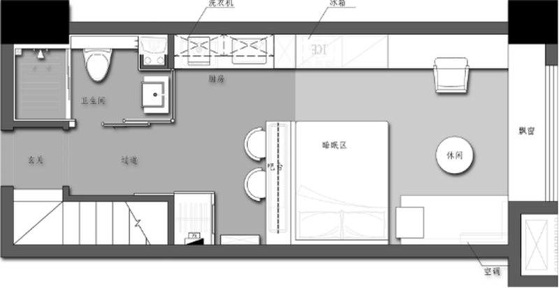 长沙星沙新城悦隽Loft样板房 | 现代简约风格的双层生活空间-28