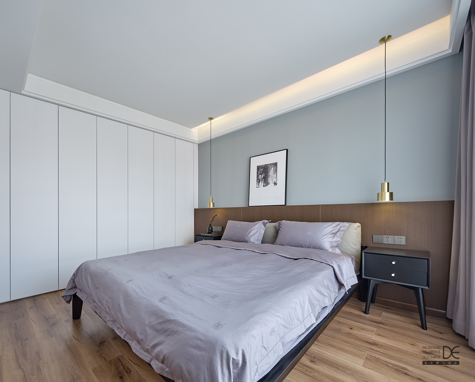 DE实景 · 997期 | 83㎡异形空间，如何装出“大”的感觉？-42