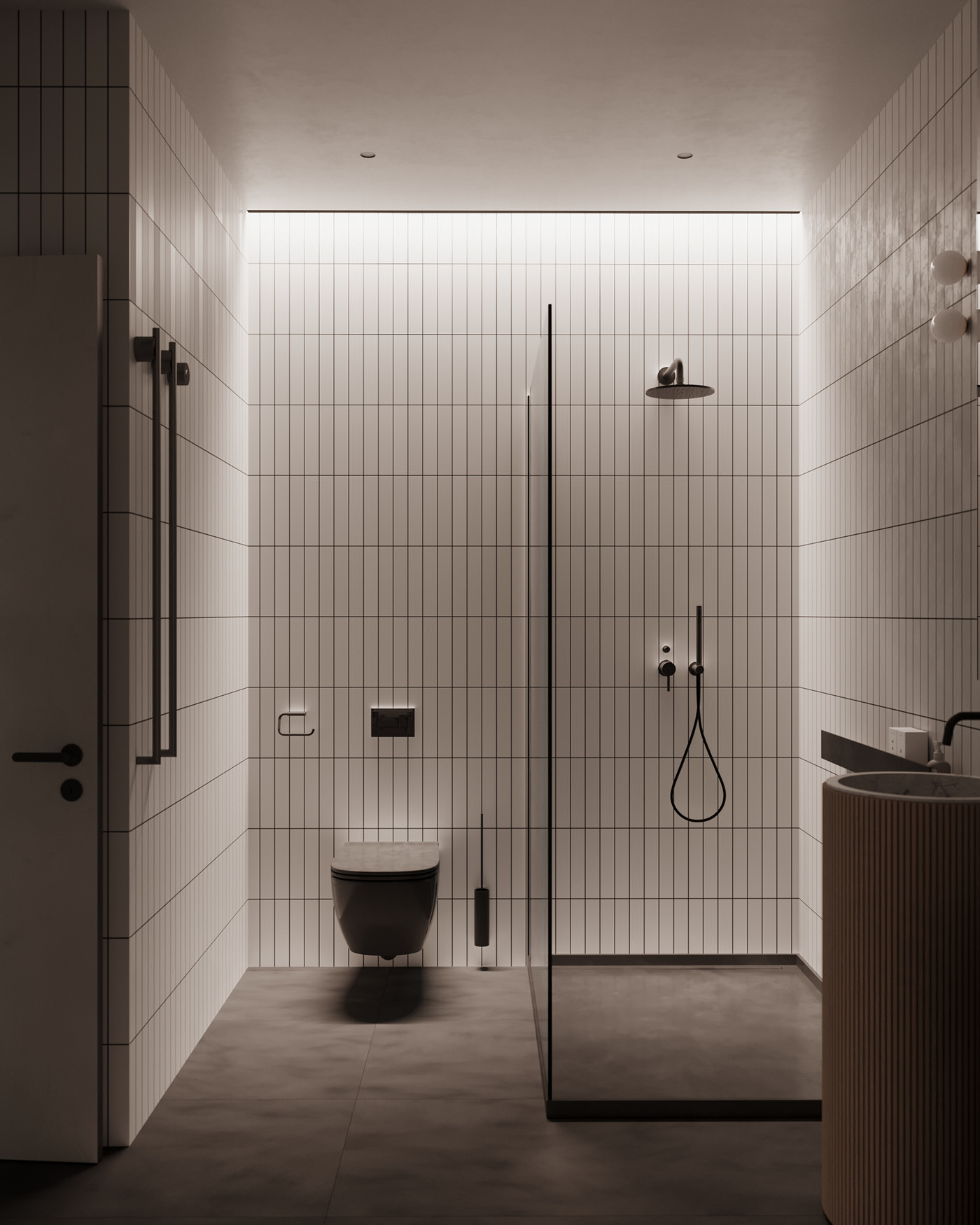 原木与白 打造舒适温暖的住宅-15