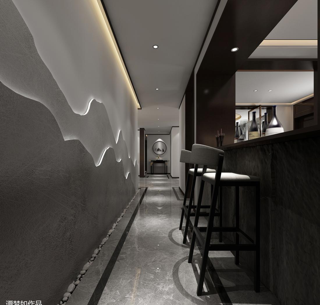 湘水湾·新中式风格室内设计-0