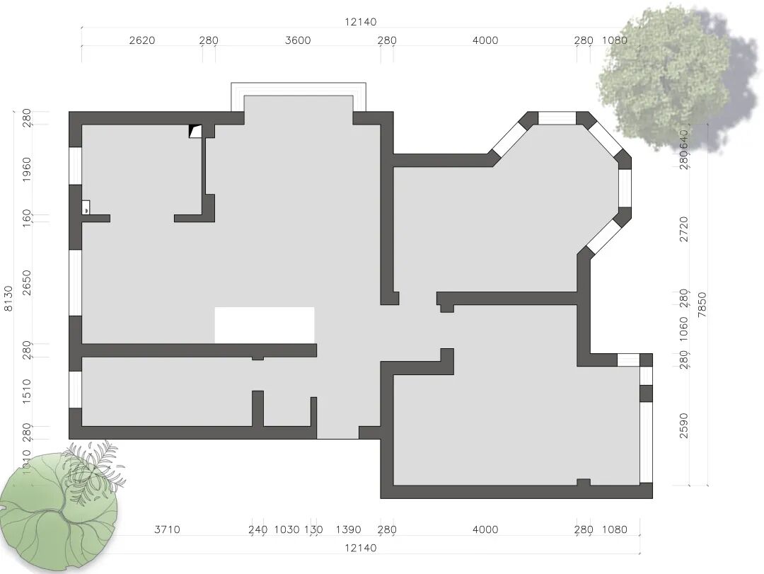 假设概念|《旋境》132㎡中古包斯豪复式，用色彩碰撞高级的艺术-49