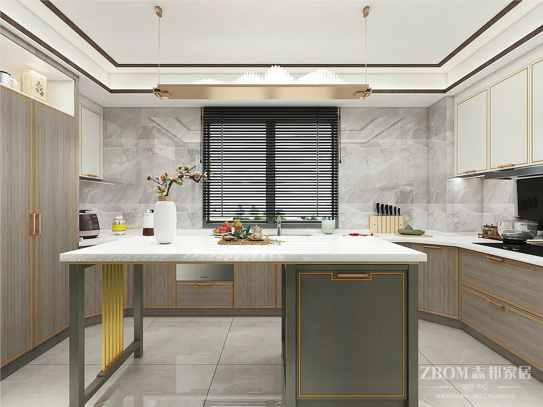 127㎡新中式家居 | 山水意境，恬淡闲适-47