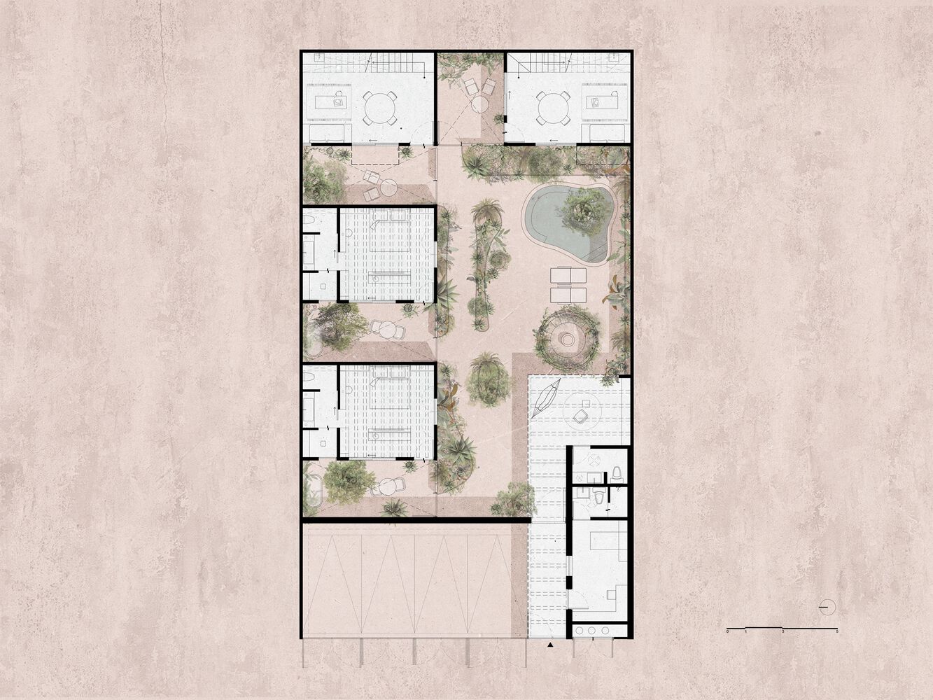 墨西哥爱茉莉农场酒店丨Estudio IPA-11