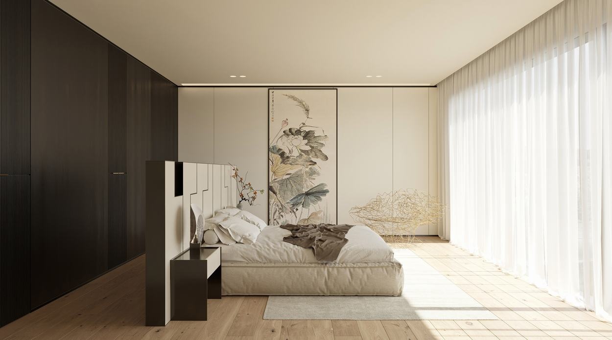 忆江南·中式别墅丨ZHBB 效果表现-59