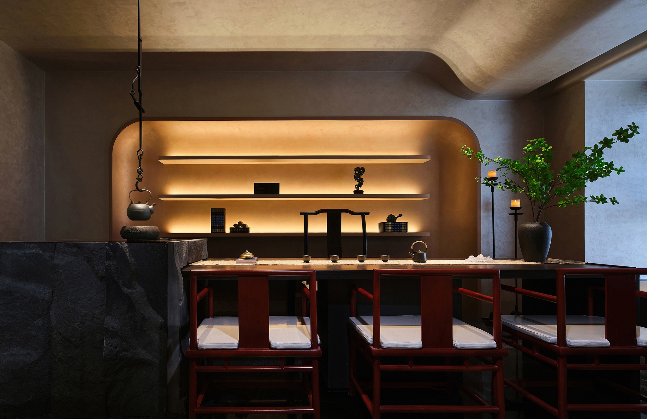 上工酒庄形象展厅丨中国石家庄丨砚赏建筑设计事务所-33