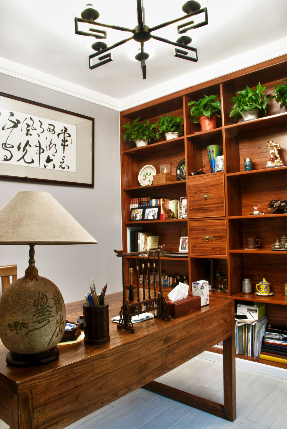 现代新中式设计风潮 | 150 平空间打造宜居美学-5