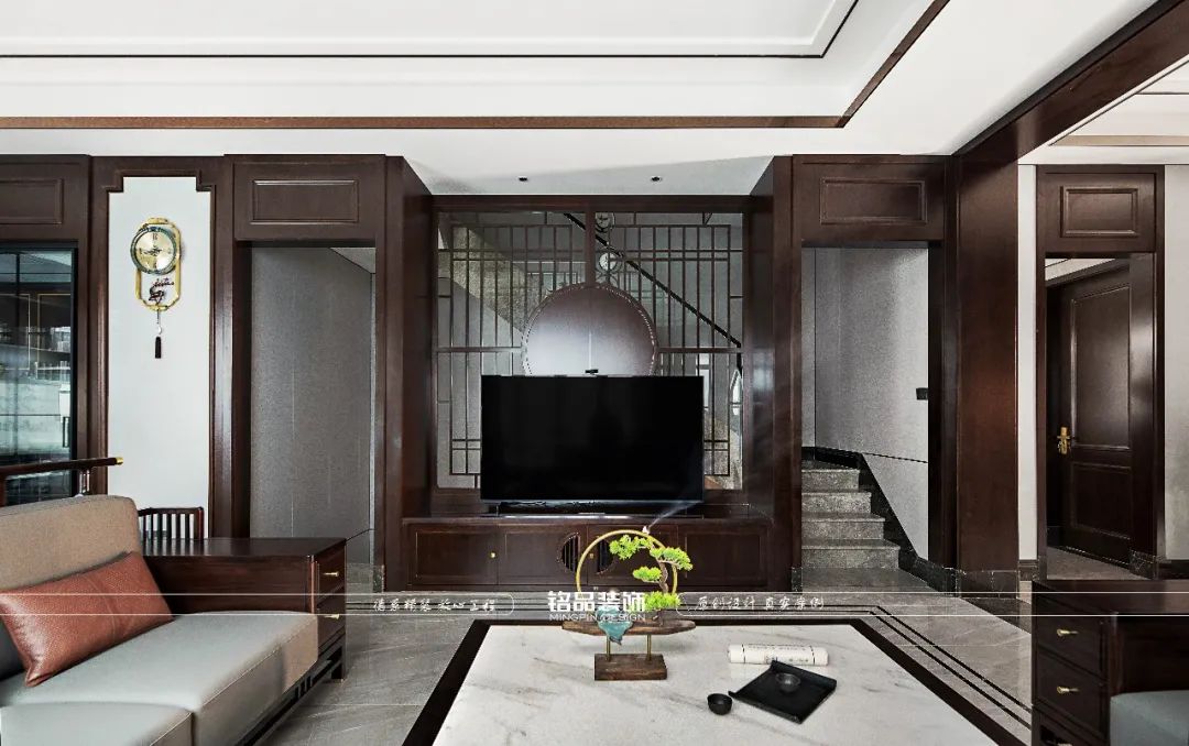 灯火阑珊的中式意蕴 · 自在闲适的别墅设计丨铭品装饰-37