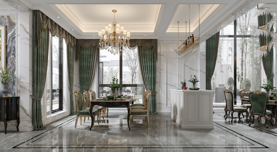 金地九玺简欧别墅丨西安锐格惟辰装饰工程有限公司-24