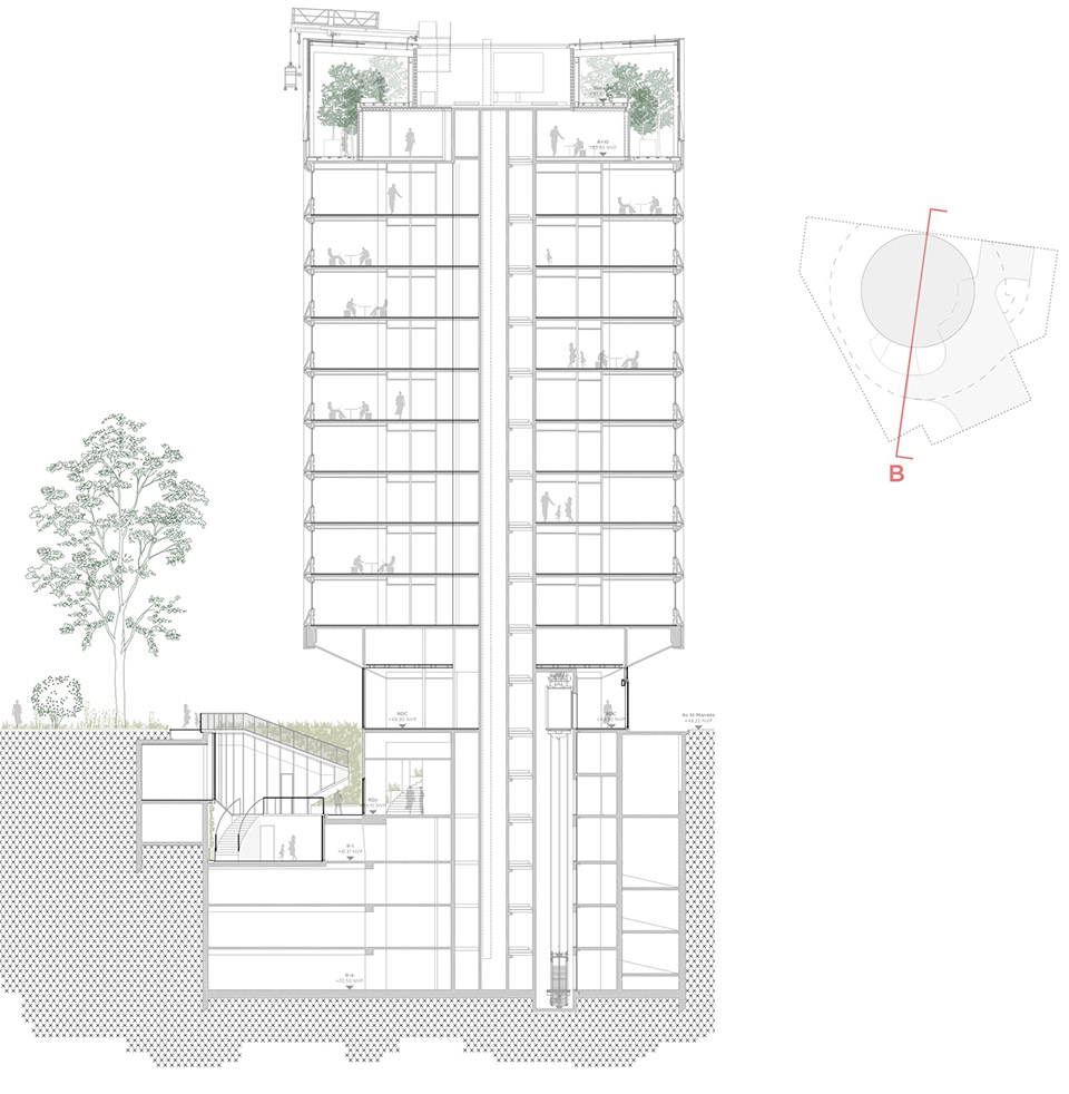 Racine 塔楼改造丨法国巴黎丨Maud Caubet Architectes-68
