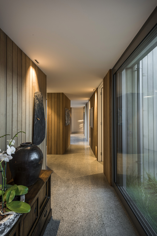 克赖斯特彻奇农舍改造 | 轻质雪松与玻璃画廊的现代演绎-42