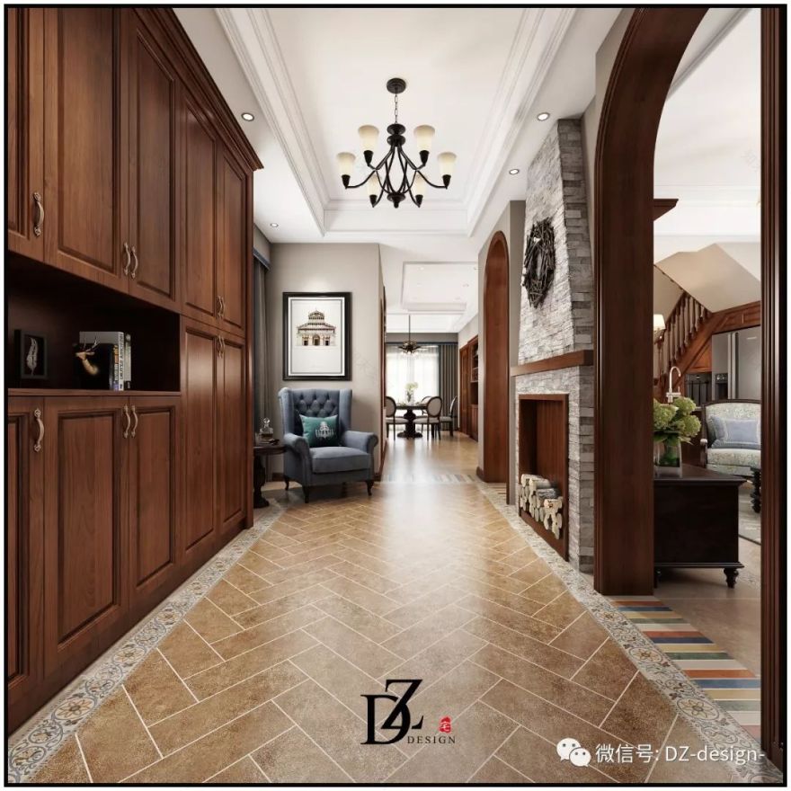 乡村美式别墅设计,慢享生活时光-20