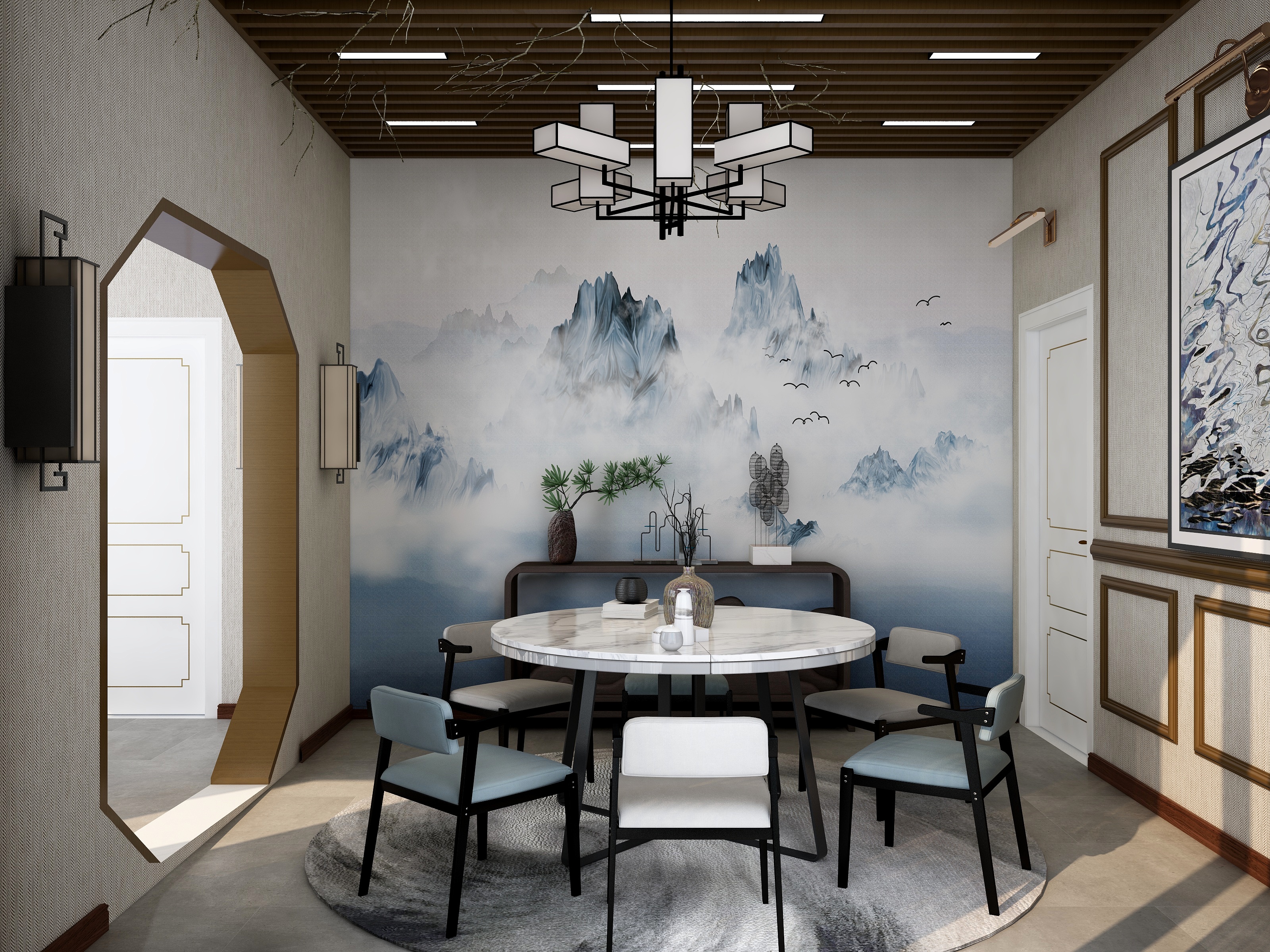 饭店包间-中式-5