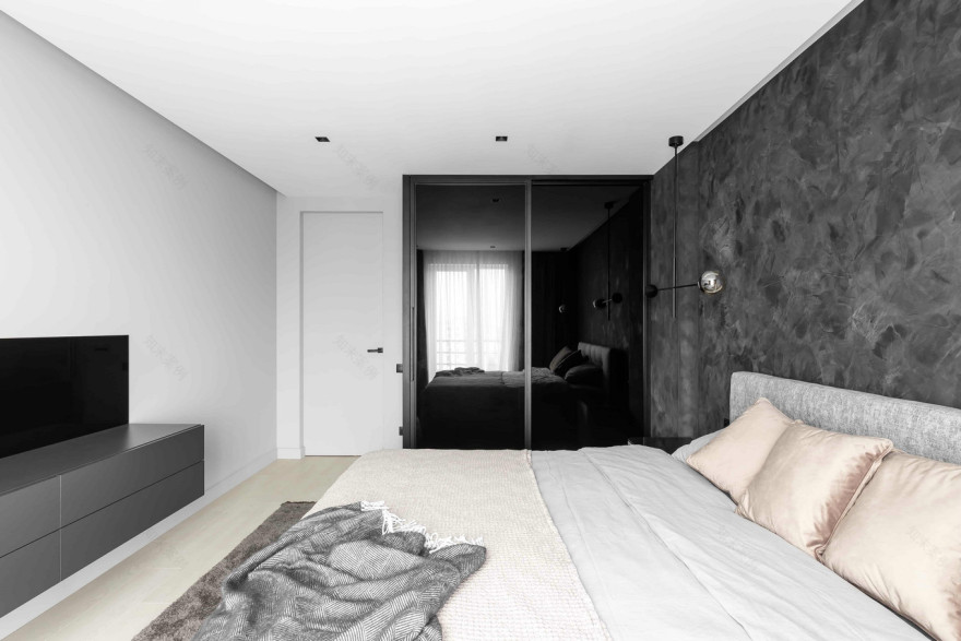 乌克兰 92㎡艺术气息住宅设计-18