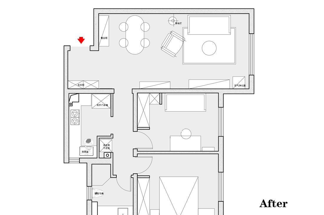 90 后独居中古风的 80㎡小家-47