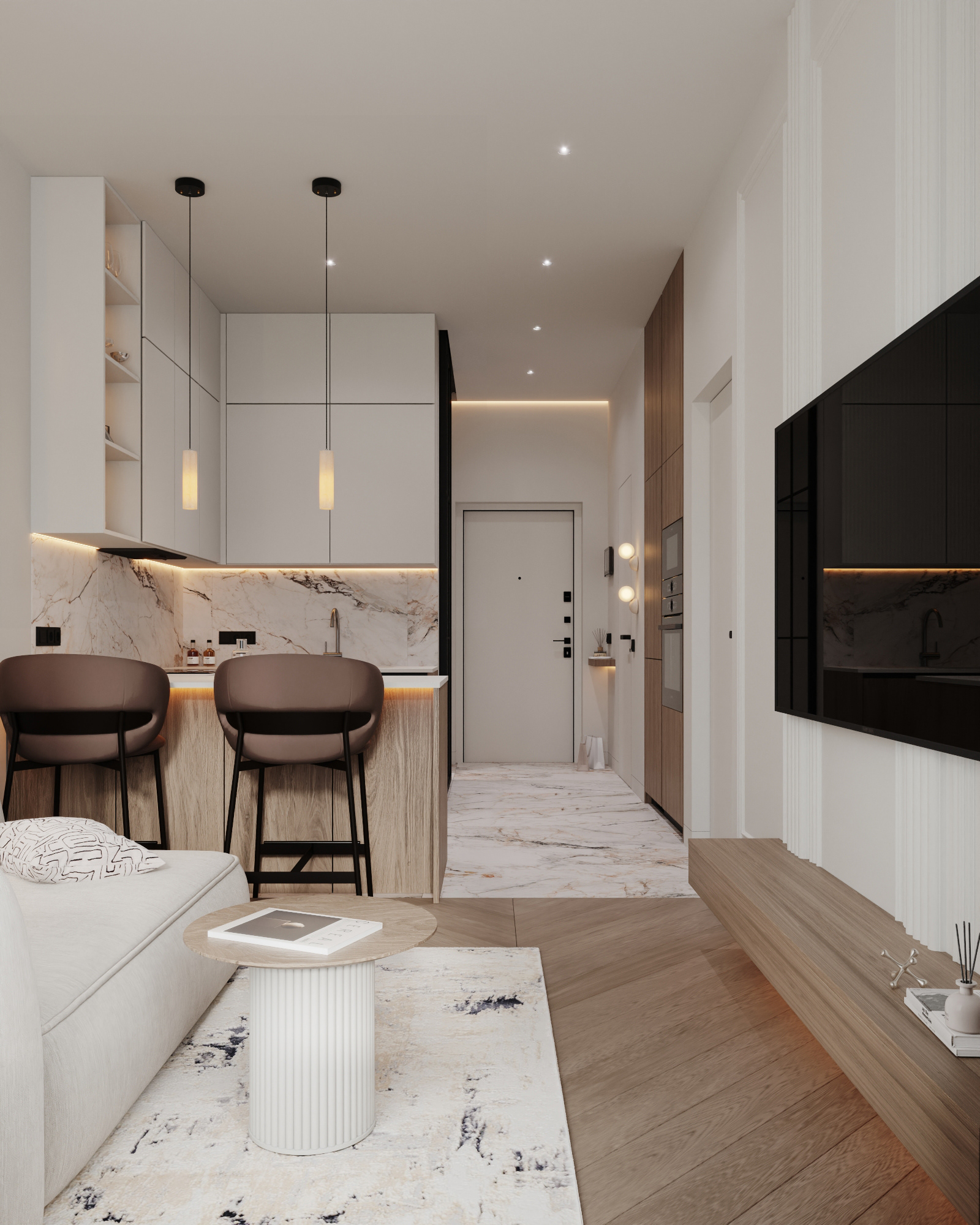 新古典主义公寓丨波兰华沙丨Bodes studio-6