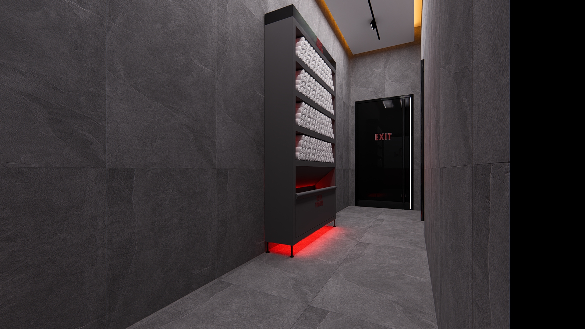 健身房更衣室及湿区室内设计-3