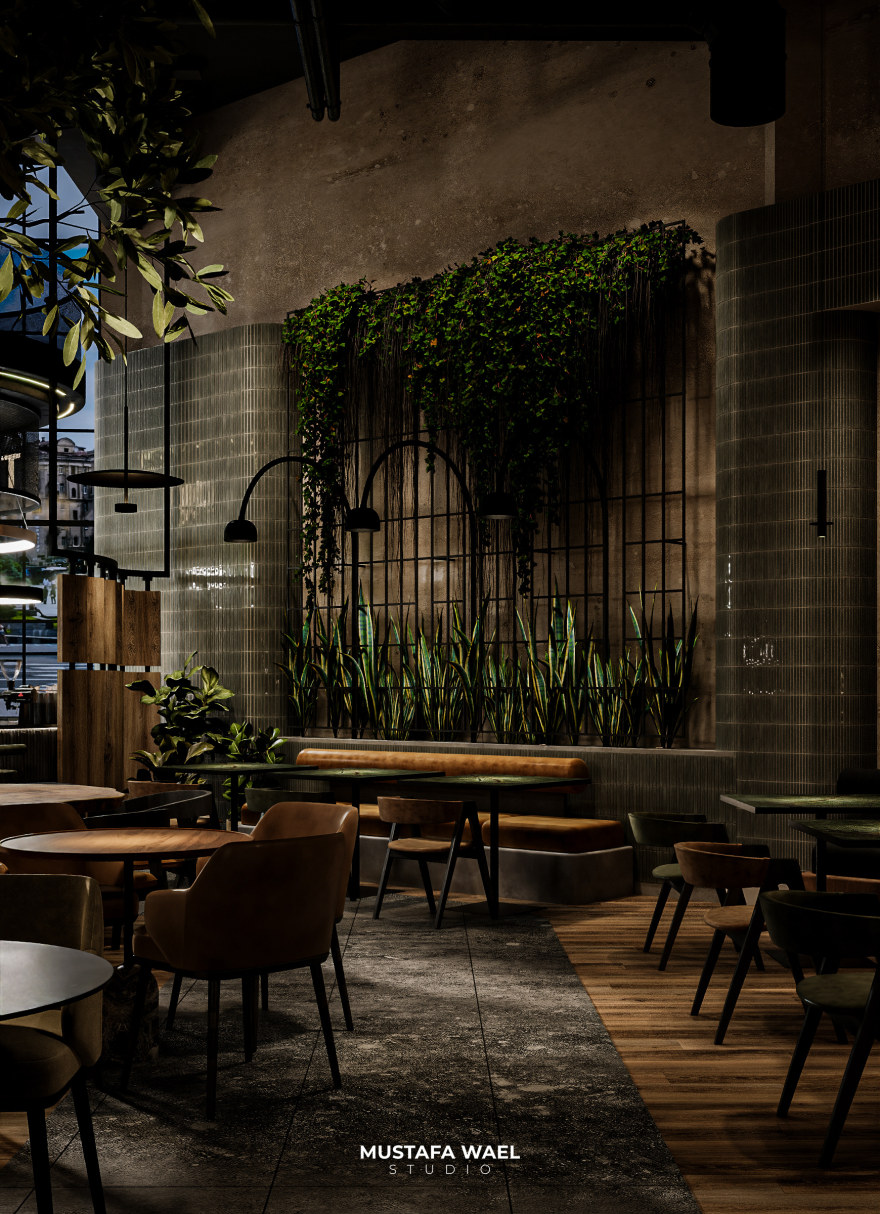 Burger Shop & Cafe | Interior design-16