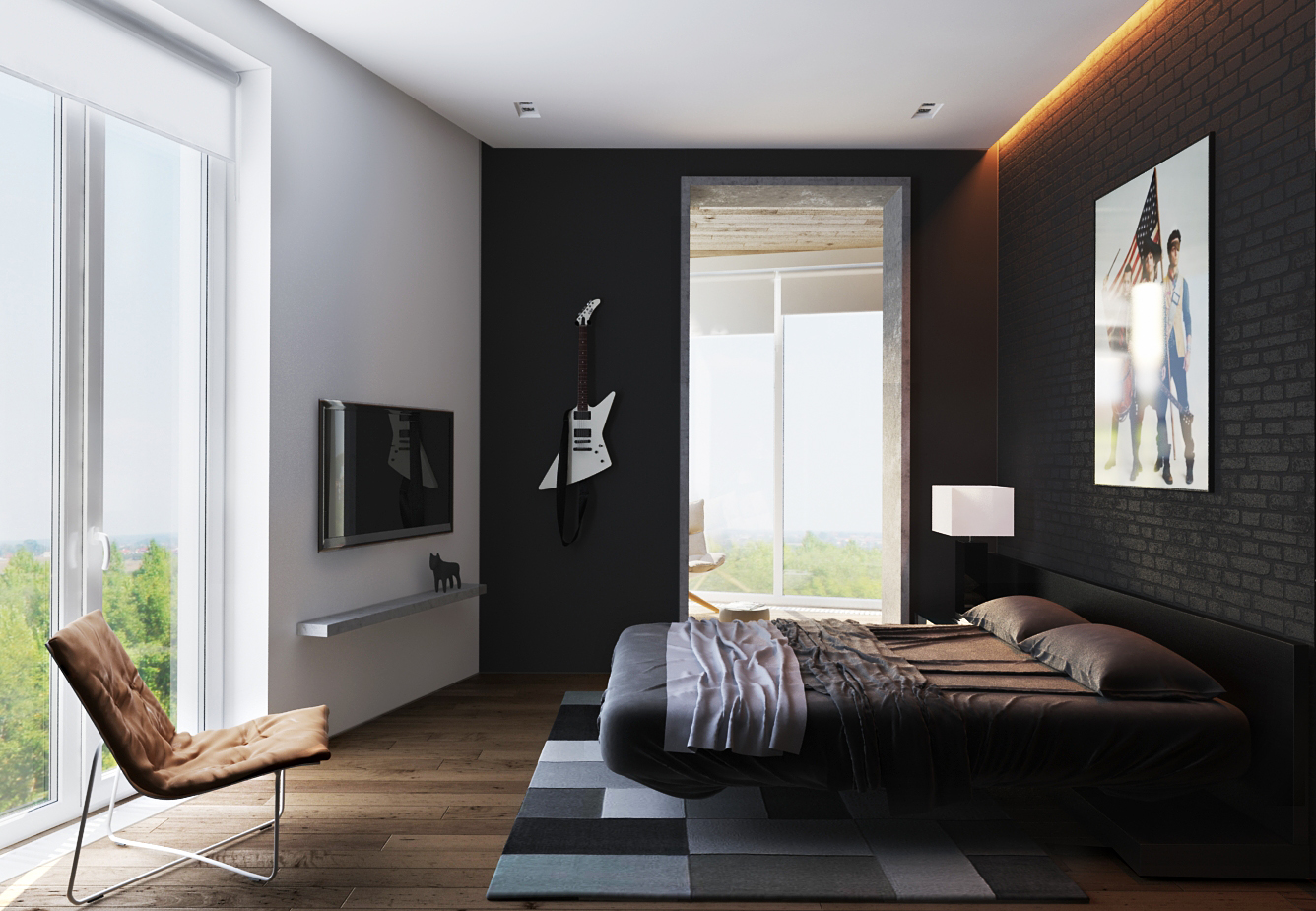 The interiors of the apartment 140 m in the residential complex Mirax park Alexandra Fedorova-8