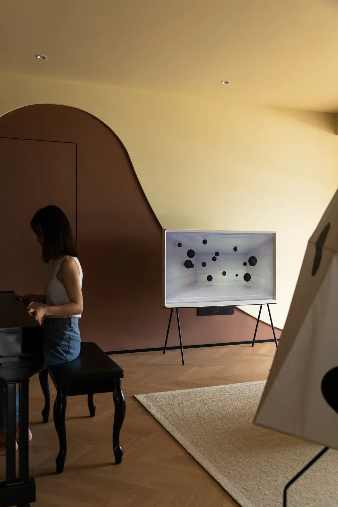 波浪线条的浪漫婚房设计丨中国惠州丨弥尔设计 MIR STUDIO-32