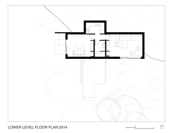 Weekend cabin intentionally subdued in color and texture, allowing the lush natural surroundings to take precedence   Page 3 of 3   CAANdesign  Architecture and home design blog-11