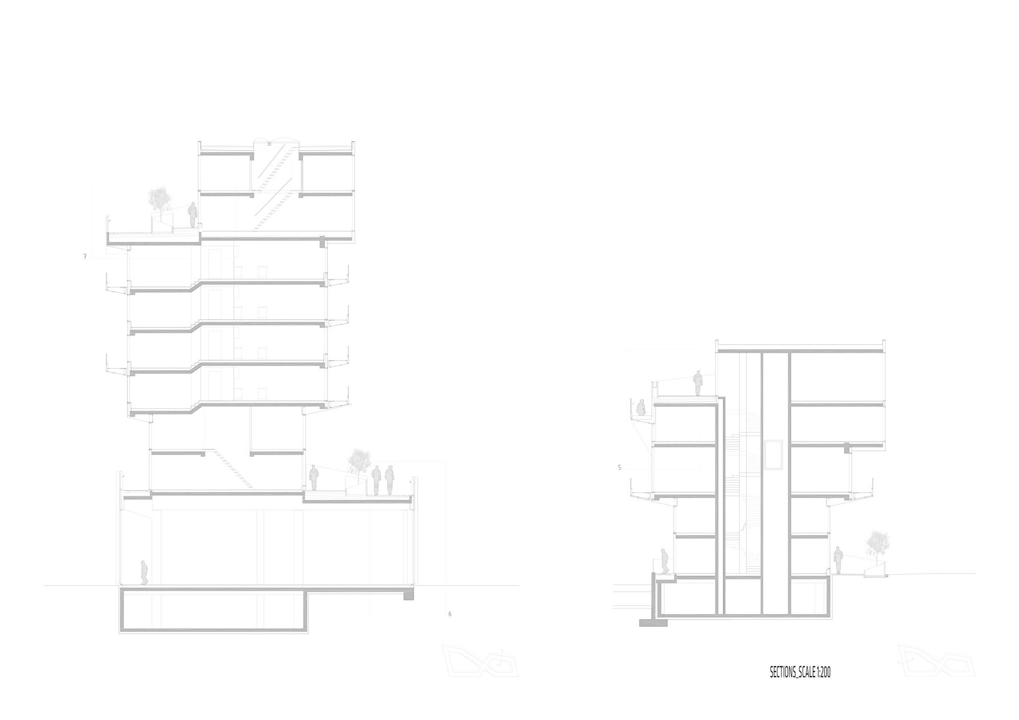 丹麦哥本哈根 8 字形住宅大楼——BIG 设计的多功能社区空间-56