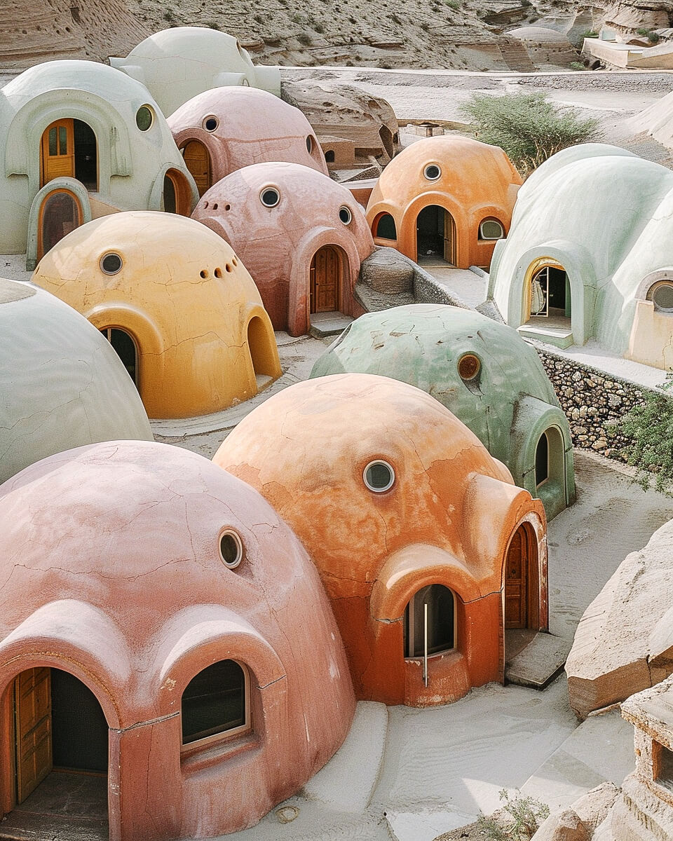 海岸七彩梦幻圆顶丨伊朗丨Mahdiye Amiri-12